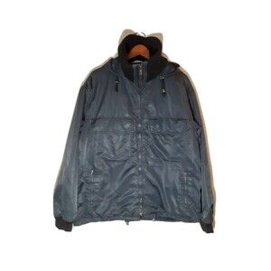 Vintage Giorgio Armani Le Collezioni Bomber Jacket, Mens 36 Very Dark Blue/Grey